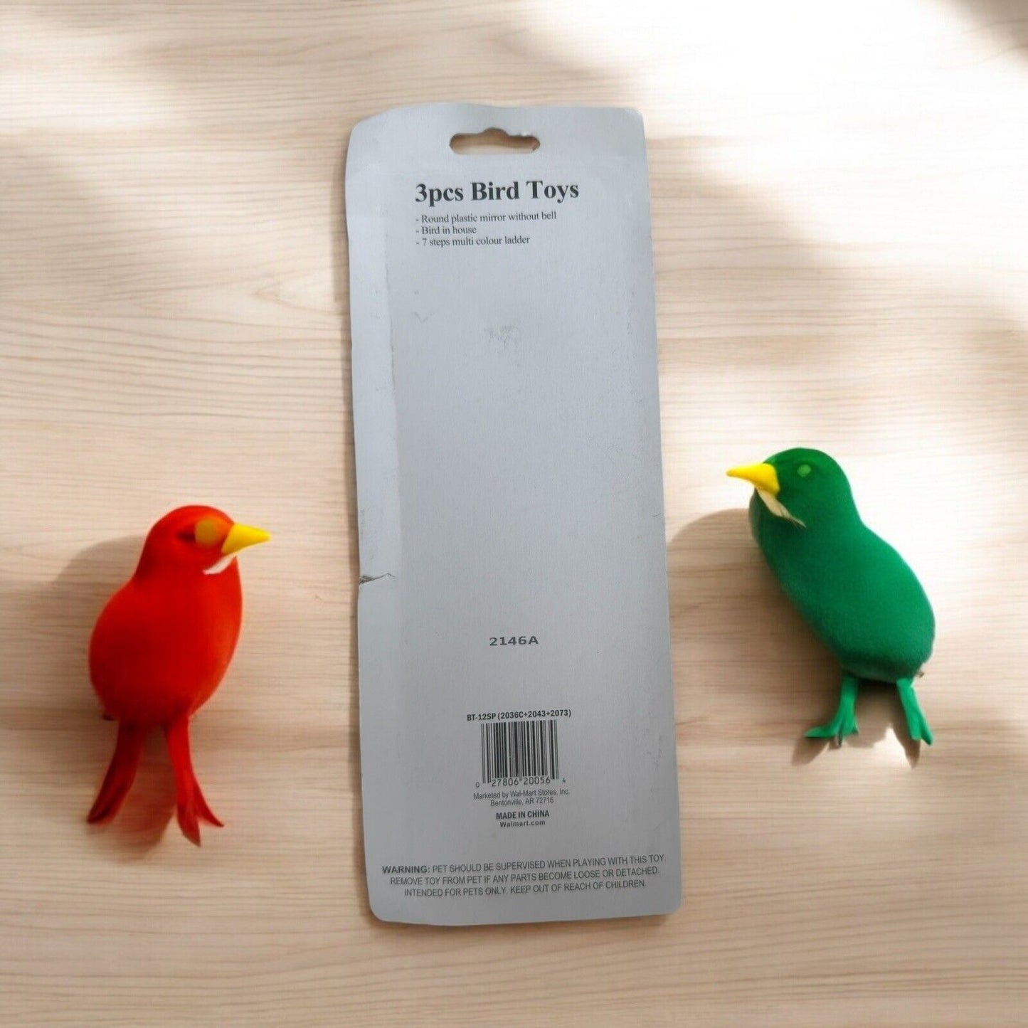 3 pcs Bird Toy Set - Number 2: Fun and interactive for happy, healthy birds.