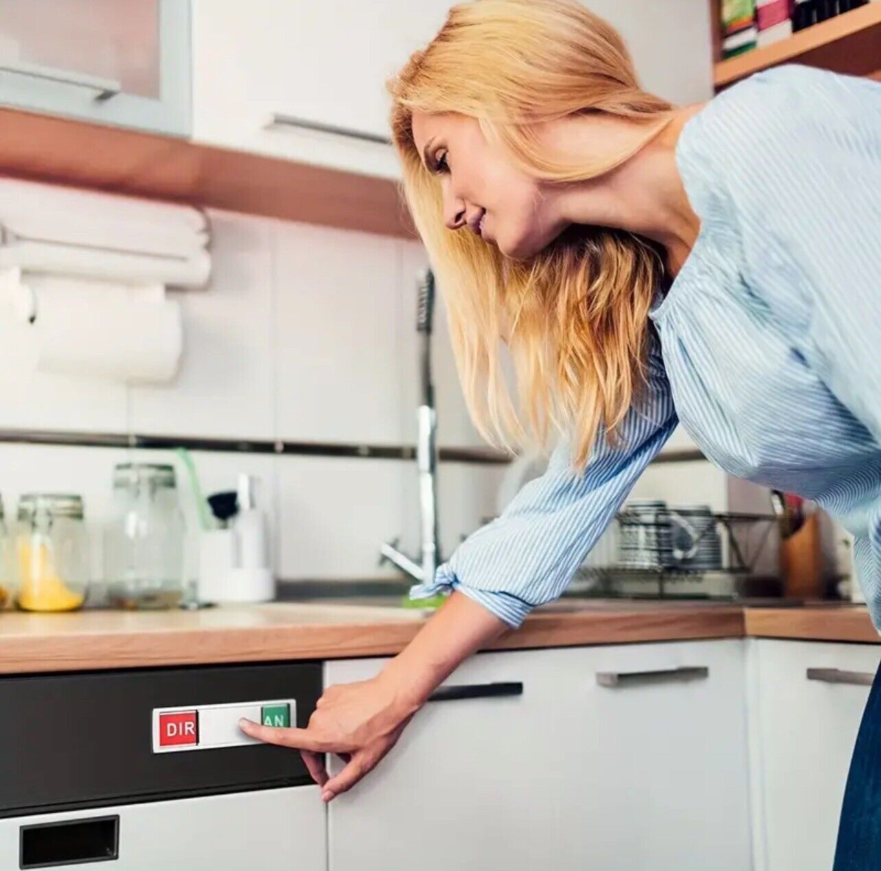 Dishwasher Magnet Clean Dirty Sign Shutter Only Changes When You Push It Non-Scr