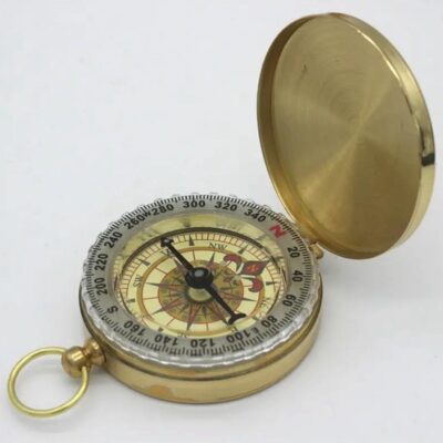 Copper Compass: Multifunctional outdoor tool with luminous dial
