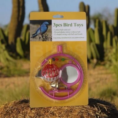 3 pcs Bird Toy Set - Number 1: Engaging and durable for happy, active birds.