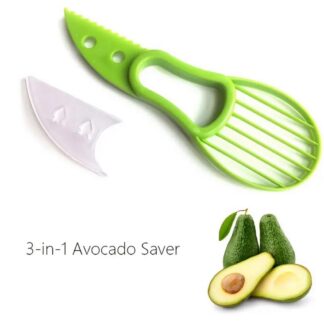 3-in-1 Avocado Slicer: Peel, Core, and Slice Hass Avocados Effortlessly!