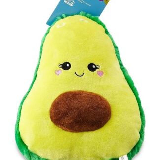 Vibrant Life Cozy Buddy Avocado Plush, Medium, Chew Level 3
