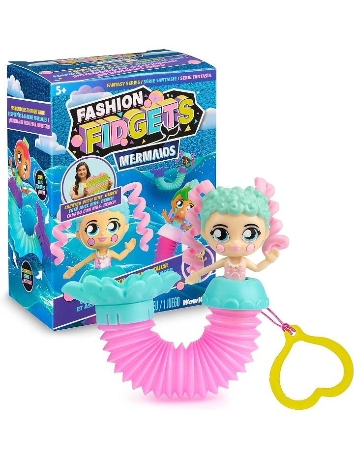 Fidget Doll for Girls – Mermaids Fantasy Series Fashion Fidgets by Mrs. Bench