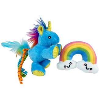 vibrant, life, rainbow and unicorn cat toy